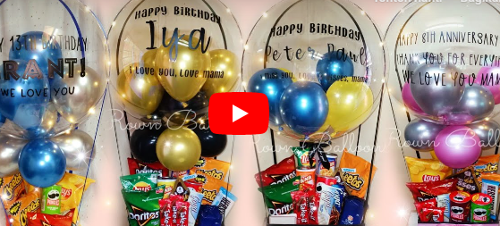 Hot Air Balloon Snack Hamper | Hotair Balloon Bouquet Snack